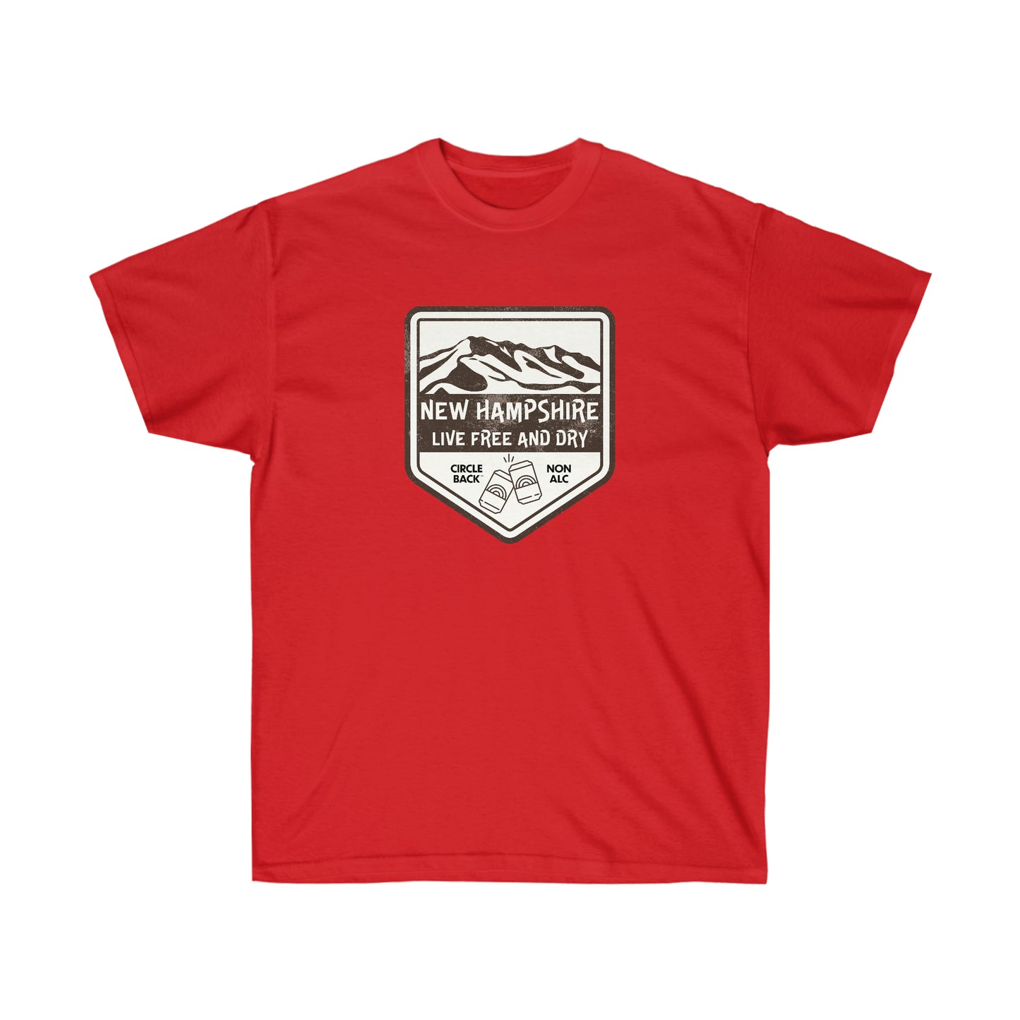 
                  
                    Live Free and Dry™ Badge Tee
                  
                