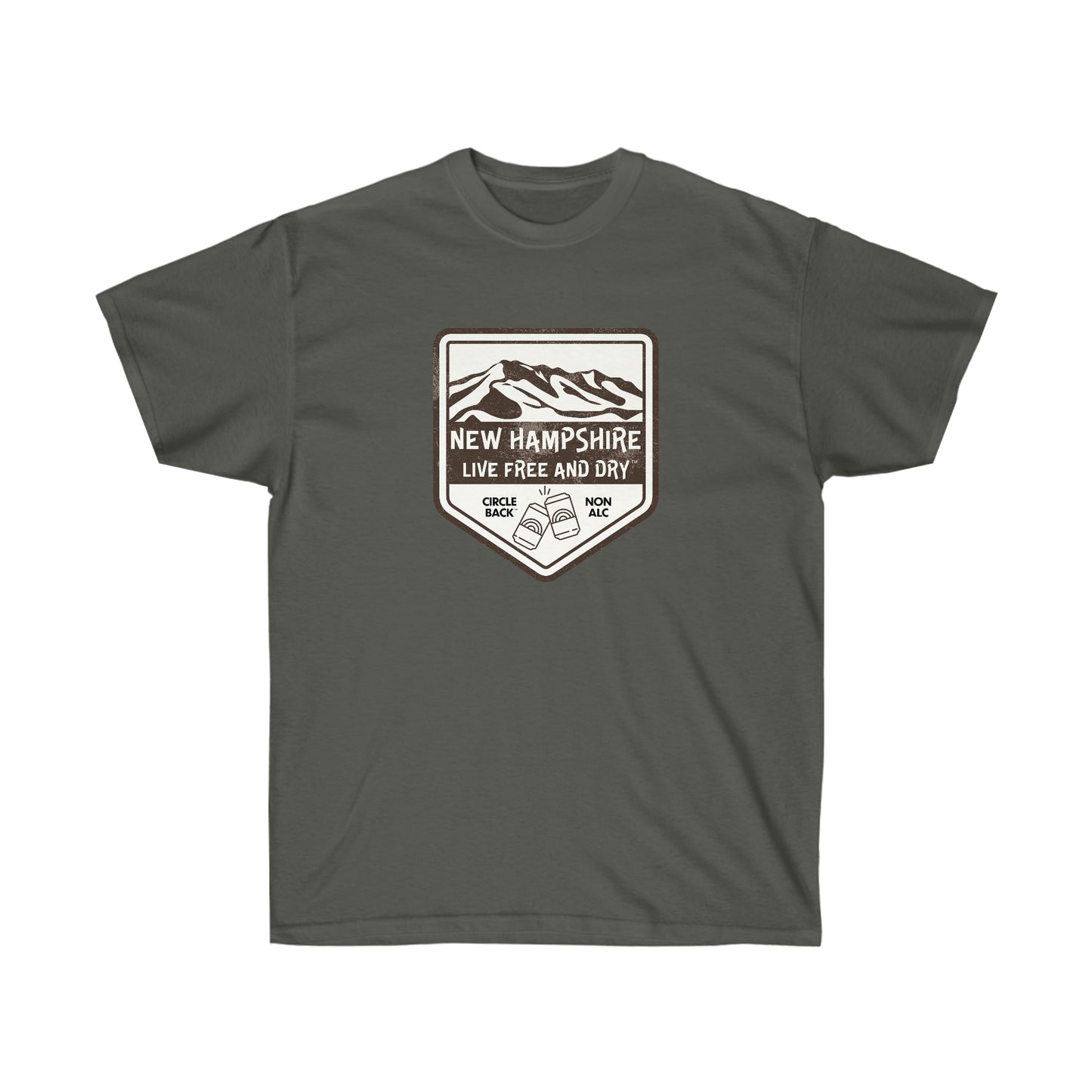 
                  
                    Live Free and Dry™ Badge Tee
                  
                